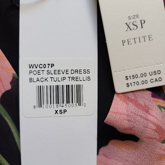 NWT Anthropologie Aryessa Long Sleeve Dress Size XSP - Picture 10 of 11